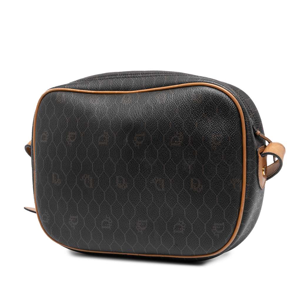 Dior Honeycomb Coated Canvas Crossbody - Back view