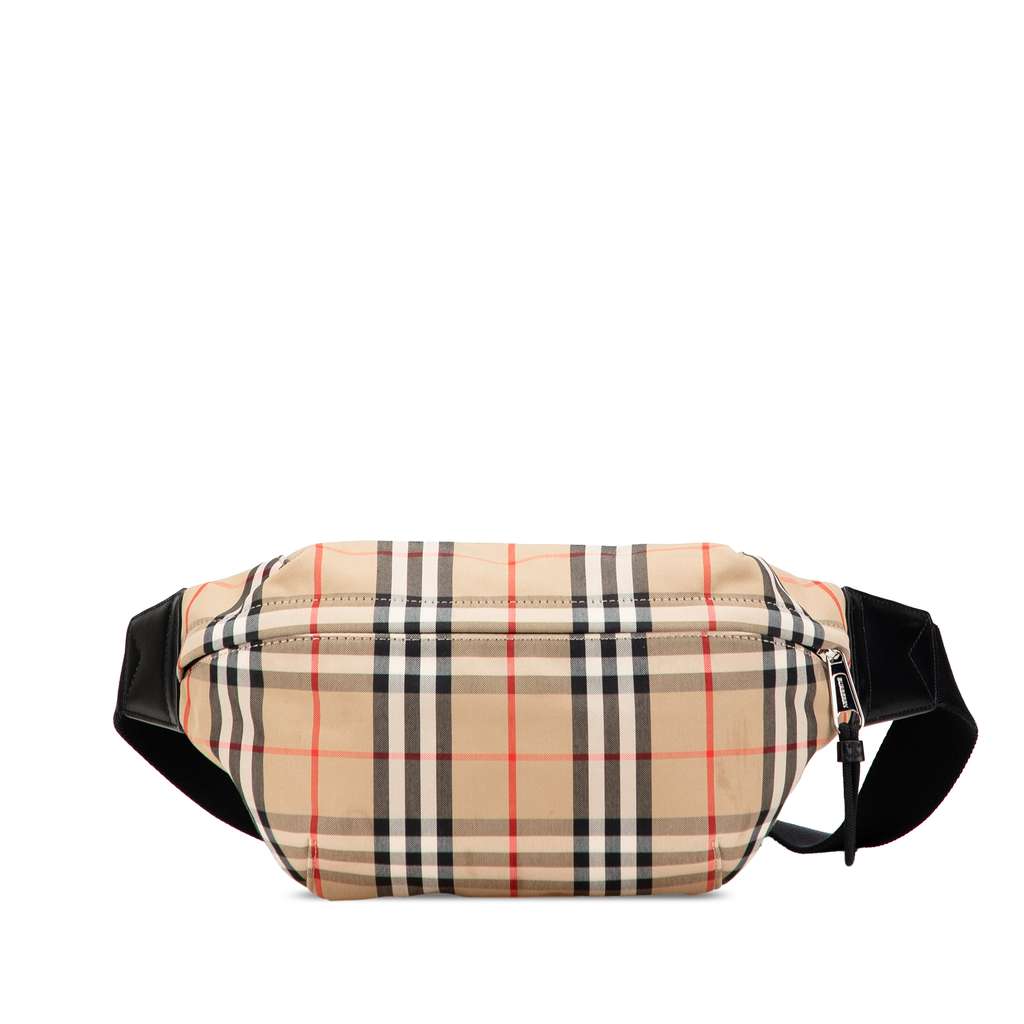 Burberry Medium House Check Nylon Sonny Belt Bag