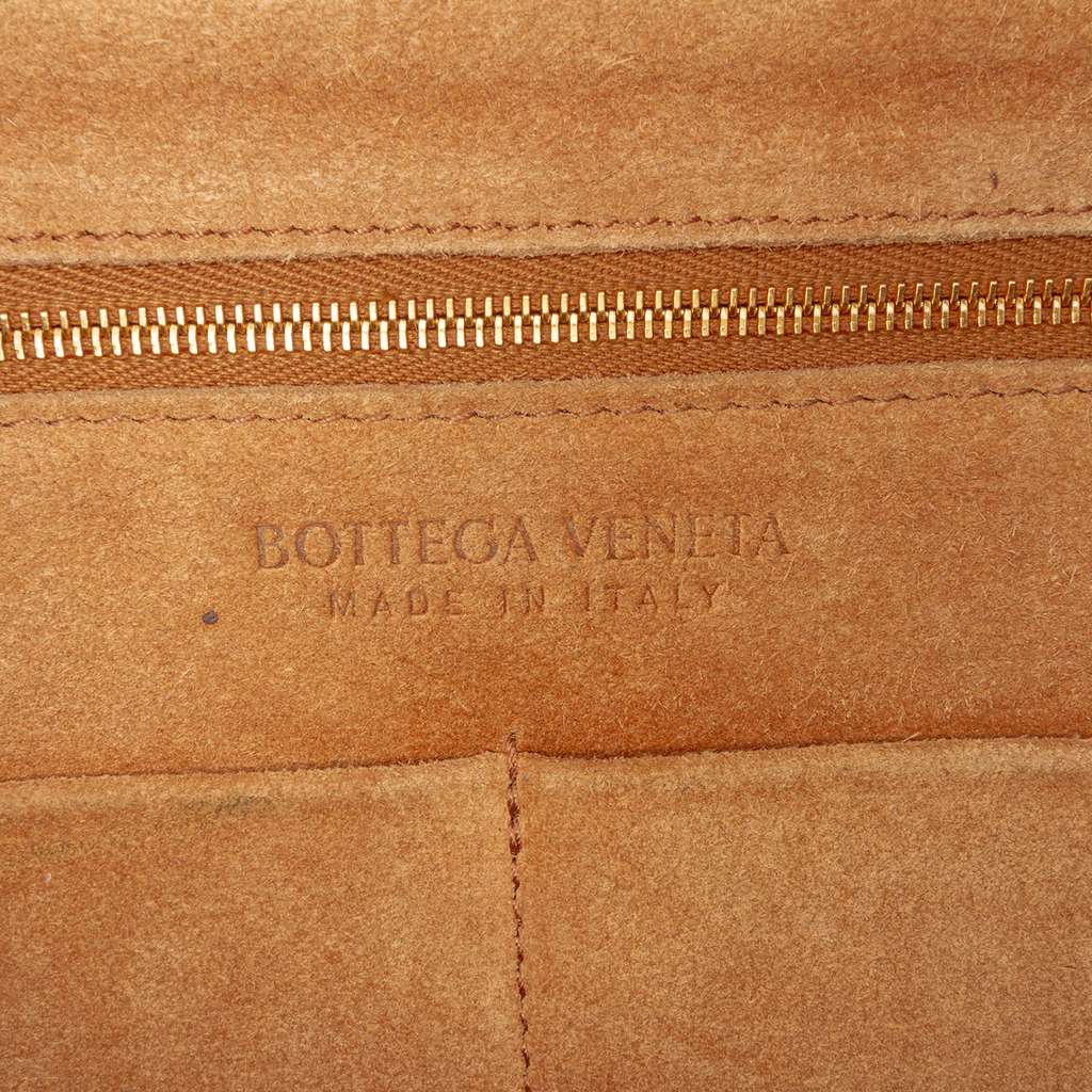 Bottega Veneta Medium Grained Calfskin Maxi Intrecciato Arco Bag - Side view