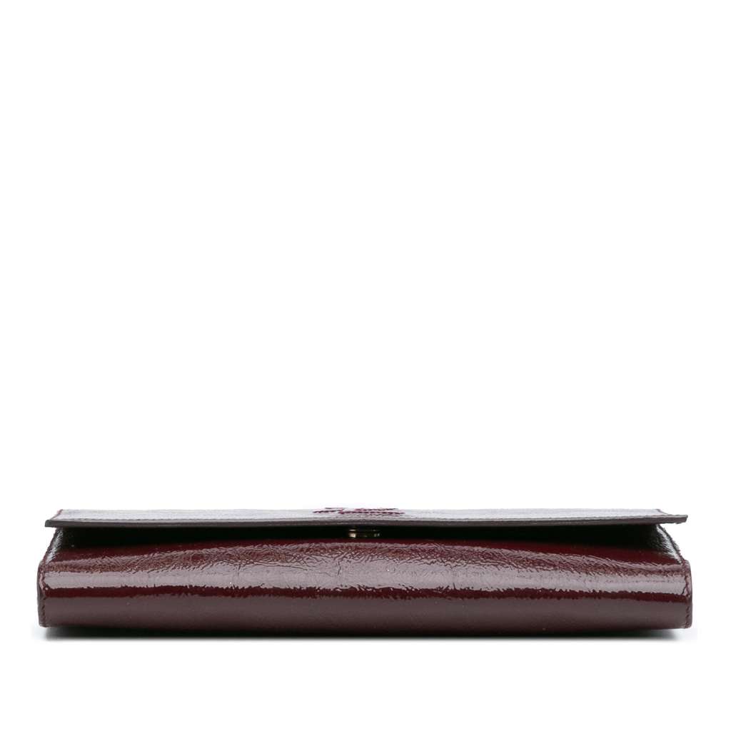 Saint Laurent Small Textured Patent Belle De Jour Clutch - 3