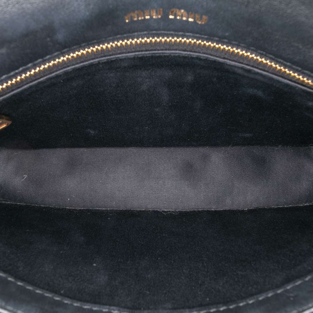 Miu Miu Velluto Matelasse Confidential Chain Crossbody - 4