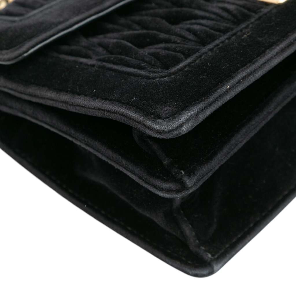 Miu Miu Velluto Matelasse Confidential Chain Crossbody - Image 10