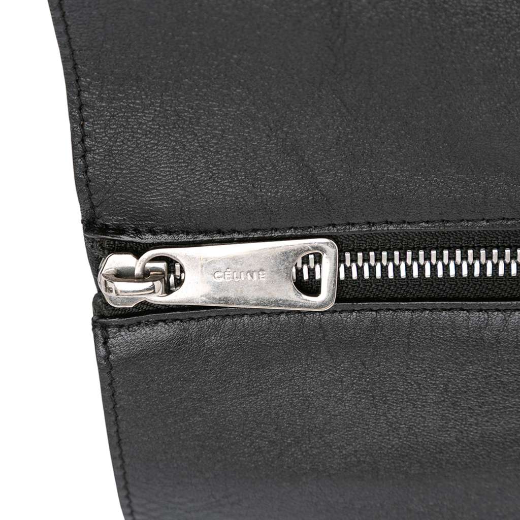 Celine Lambskin Vertical Zip Cabas Tote - Image 10