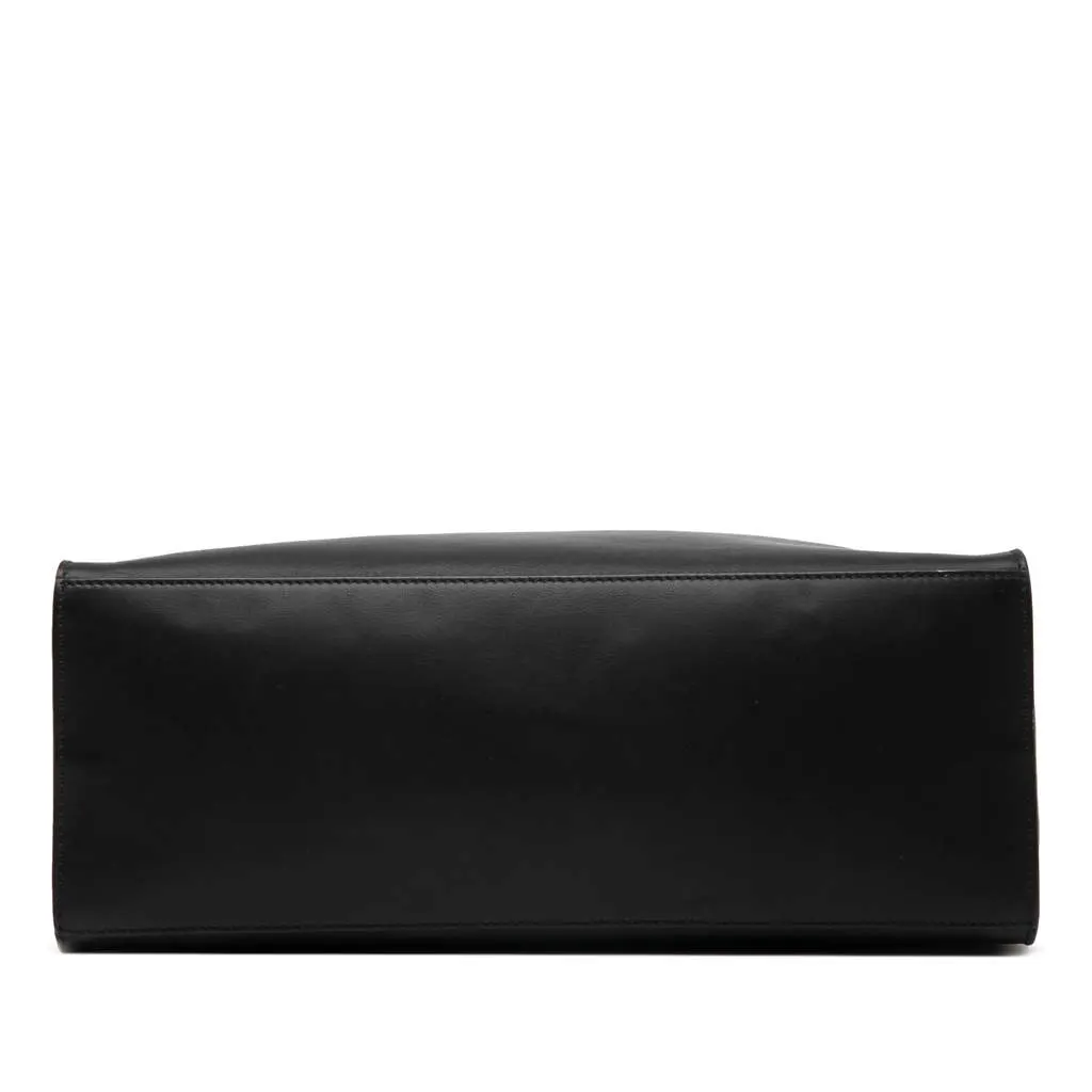 Fendi Leather Lui Urban Briefcase Black Leather Good - Inside View