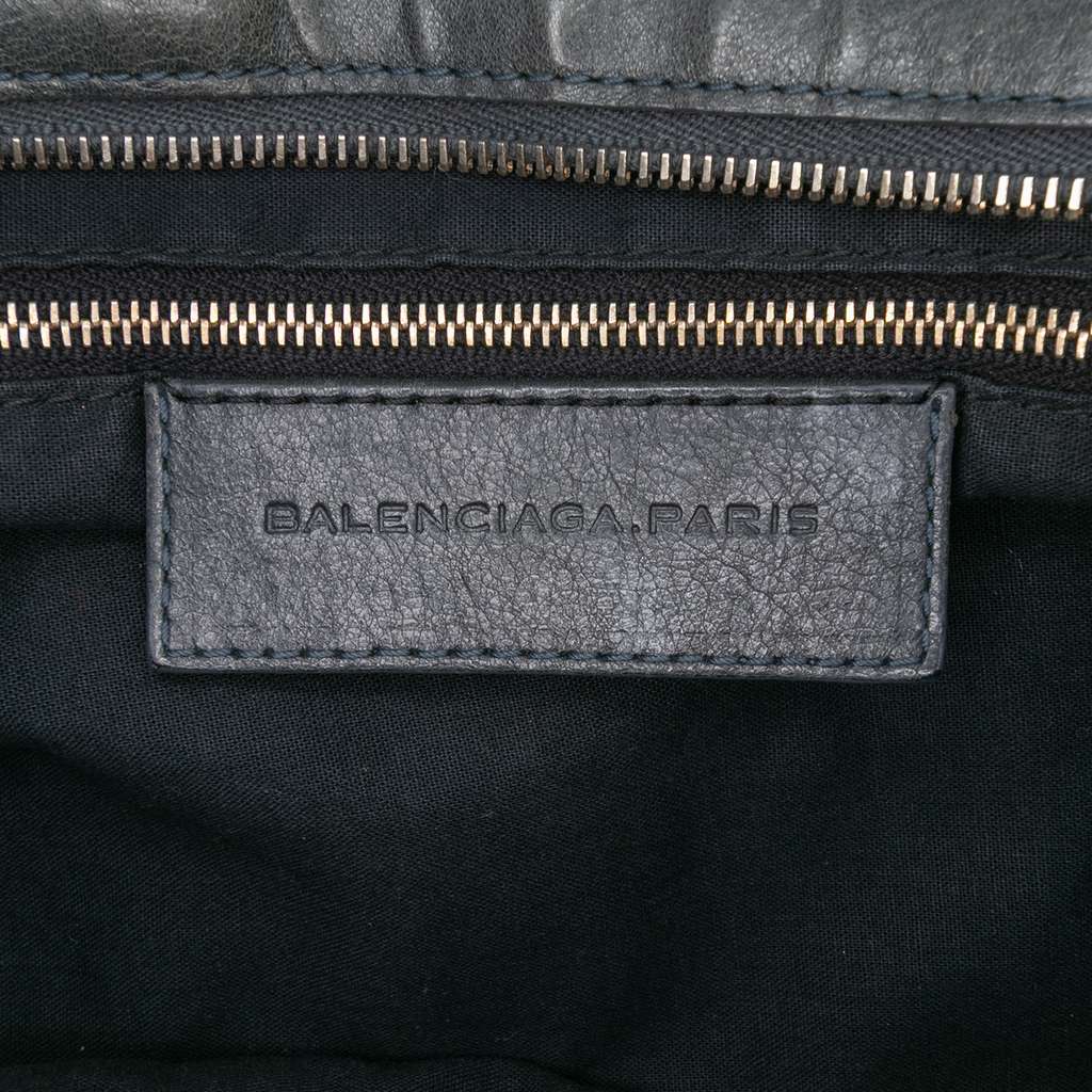 Balenciaga Lambskin Motocross Giant 12 Part Time Satchel - Side view