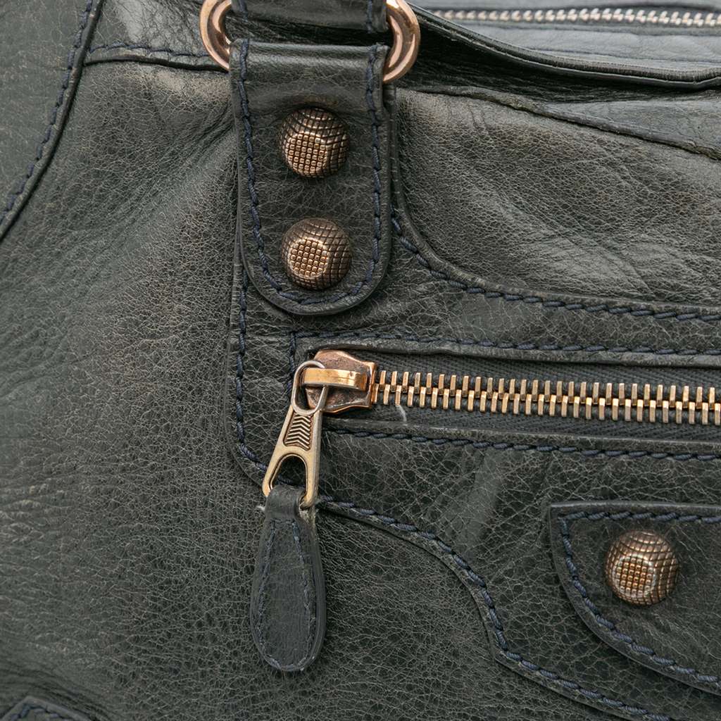 Balenciaga Lambskin Motocross Giant 12 Part Time Satchel - Image 10