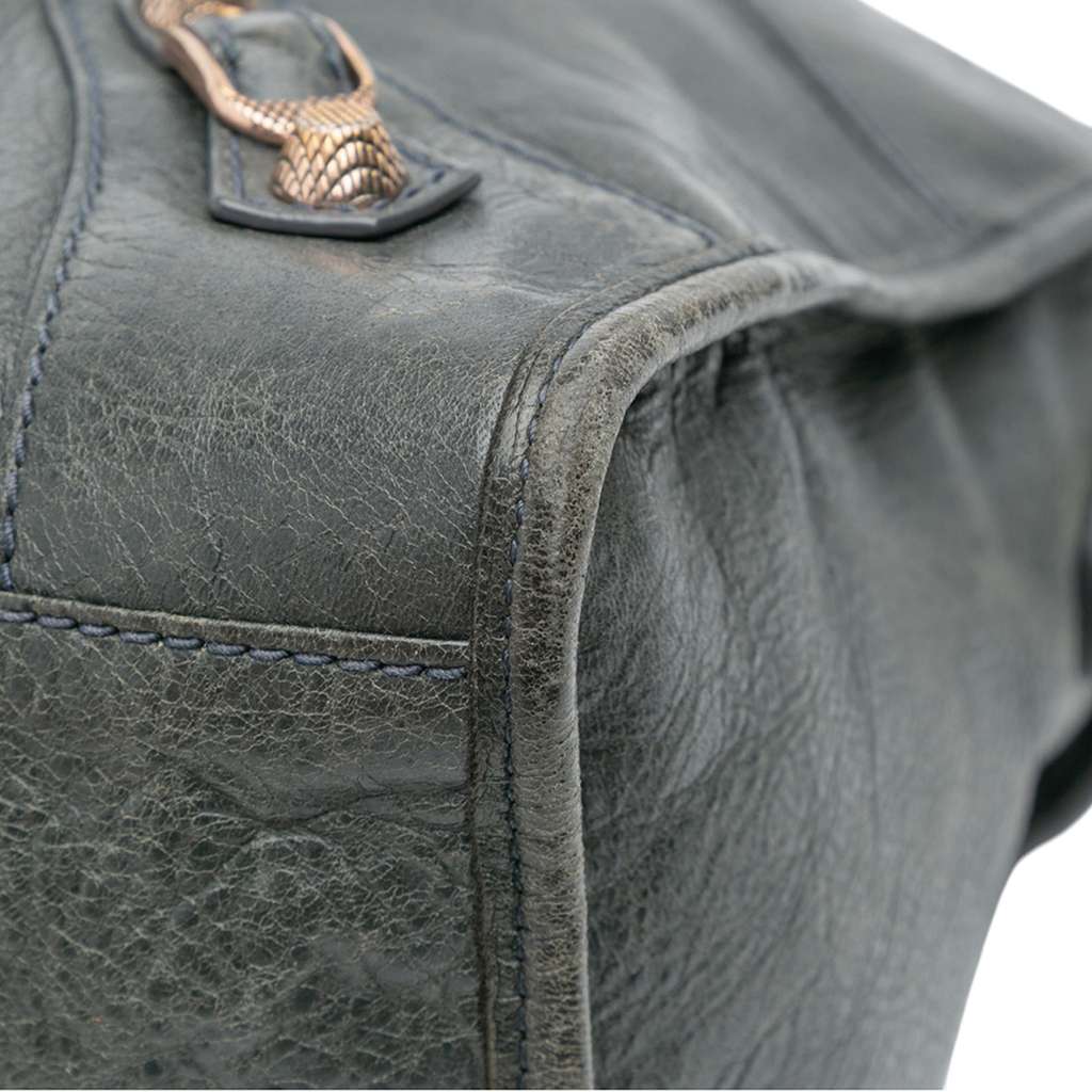 Balenciaga Lambskin Motocross Giant 12 Part Time Satchel - Image 11