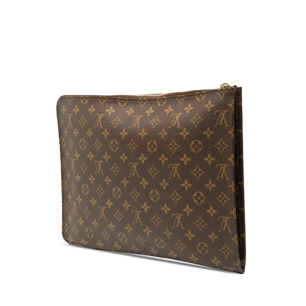 Louis Vuitton Monogram Poche Documents Portfolio - Back view