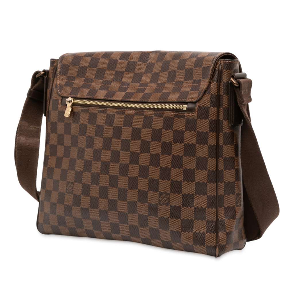 Louis Vuitton Damier Ebene District MM - Back view