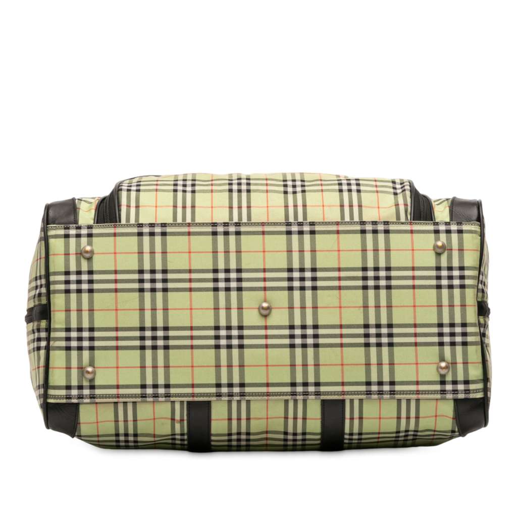 Burberry House Check Canvas Travel Bag - Image 6