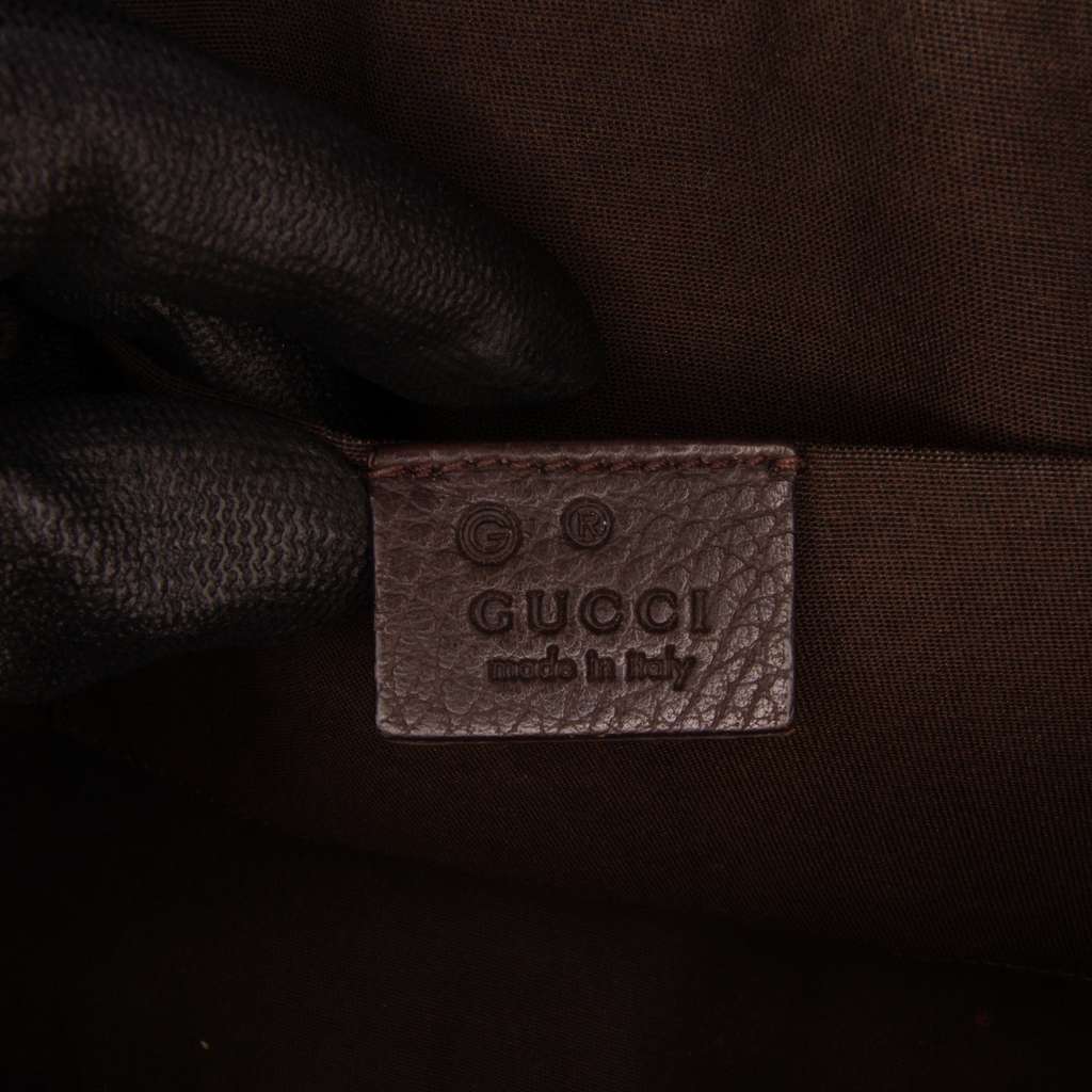 Gucci Mini Leather Web Dome Satchel - 5