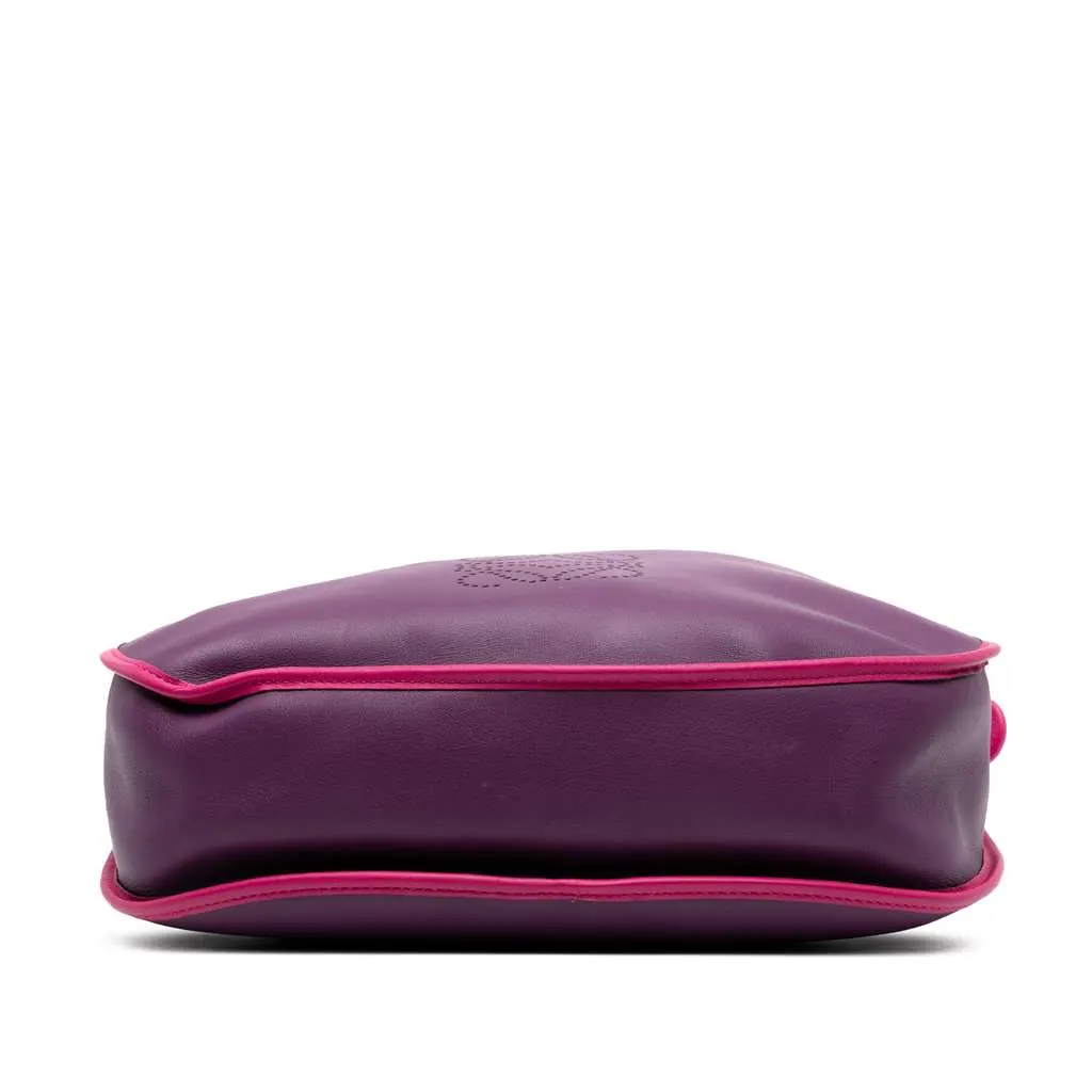 Loewe Leather Anagram Sofia Crossbody Purple Leather Good - Inside View