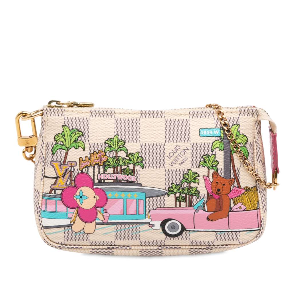 Louis Vuitton Damier Azur Animation Hollywood Mini Pochette Accessoires