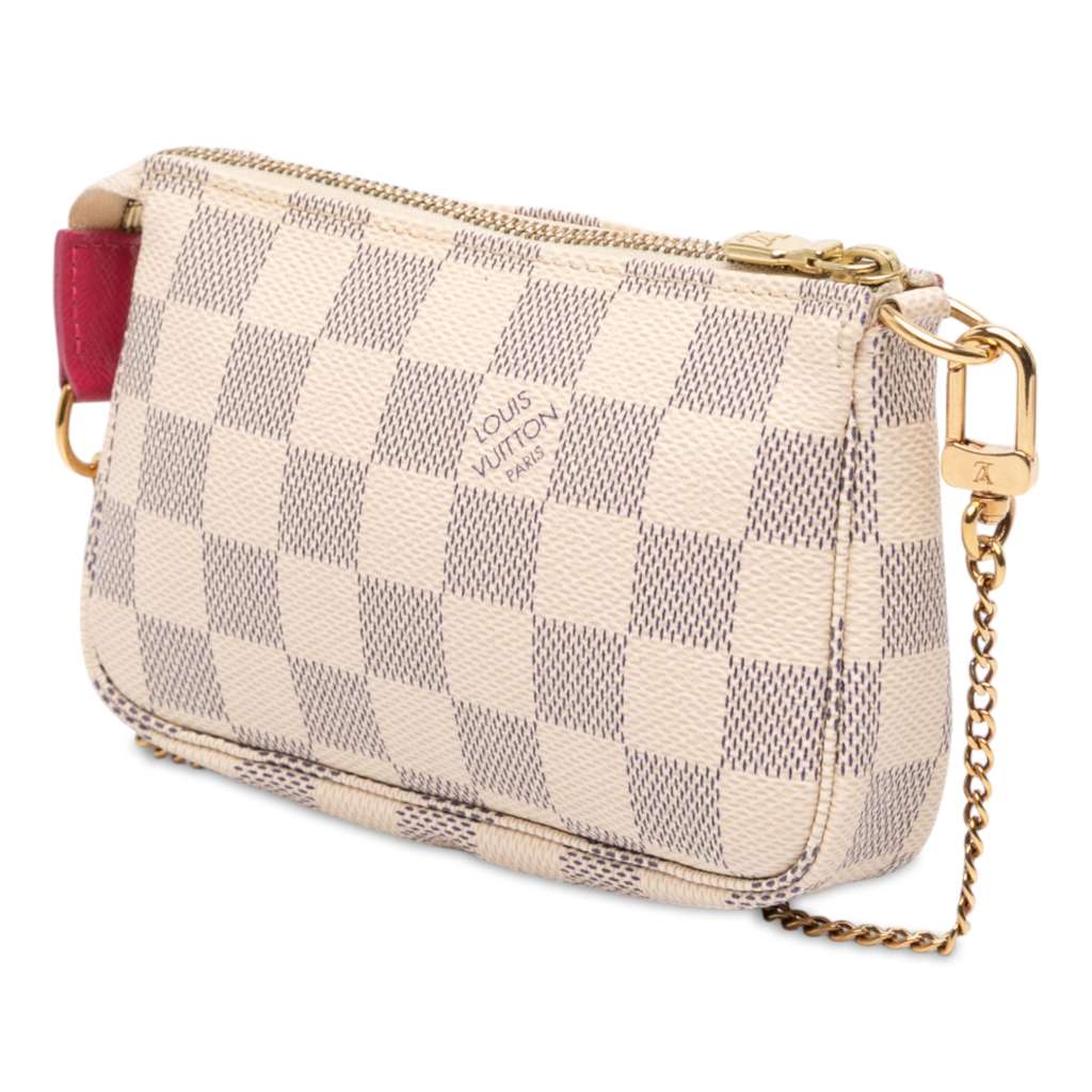 Louis Vuitton Damier Azur Animation Hollywood Mini Pochette Accessoires - Back view