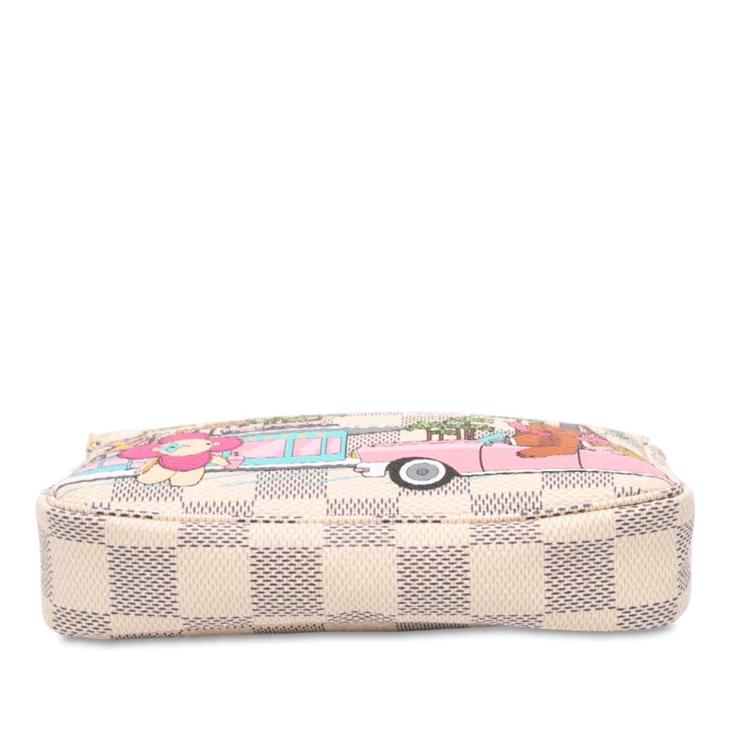 Louis Vuitton Damier Azur Animation Hollywood Mini Pochette Accessoires - Image 6