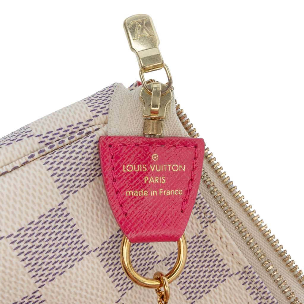 Louis Vuitton Damier Azur Animation Hollywood Mini Pochette Accessoires - Side view