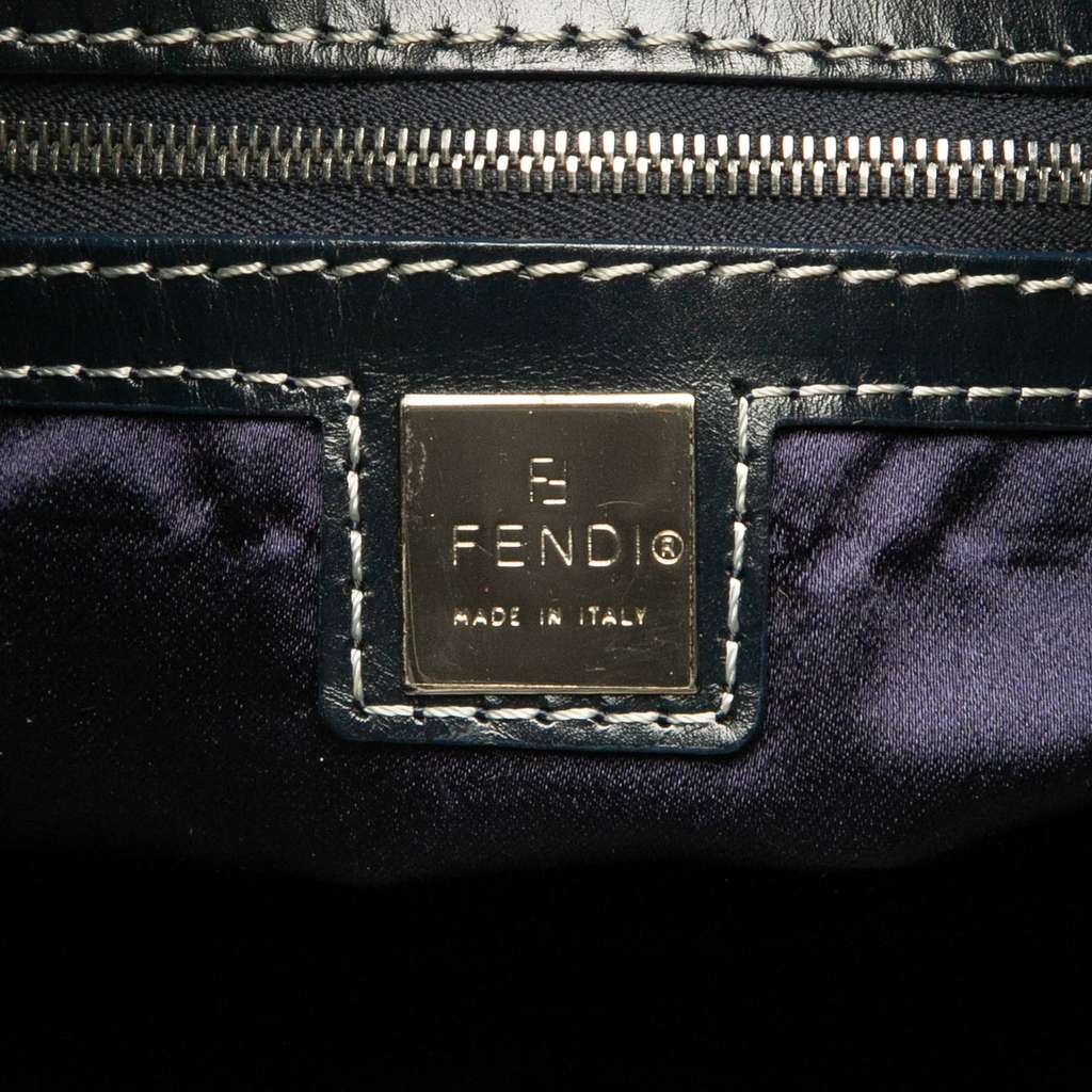 Fendi Zucchino Canvas Bucket Bag - Side view