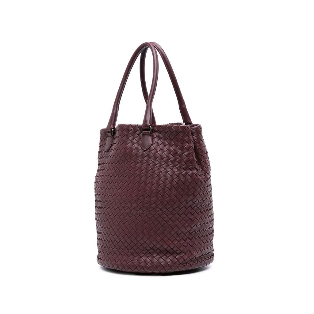 Bottega Veneta Nappa Intrecciato Bucket Bag - Back view