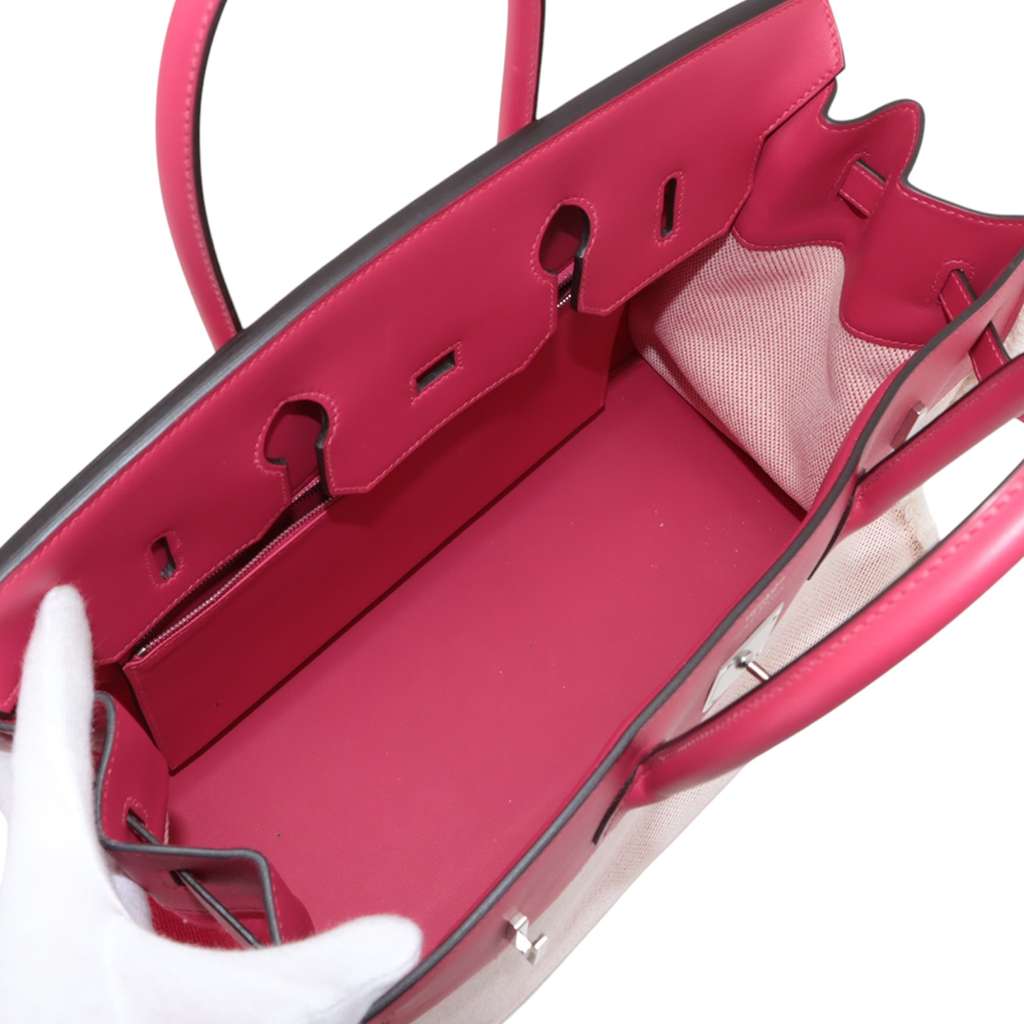 Hermès Toile H and Swift Fray Fray Birkin 35 - Image 6