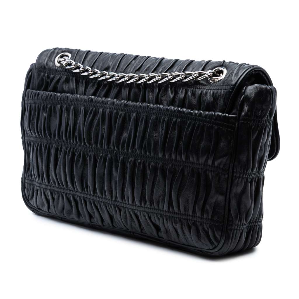 Prada Medium Nappa Gaufre Sound Lock Shoulder Bag - 2