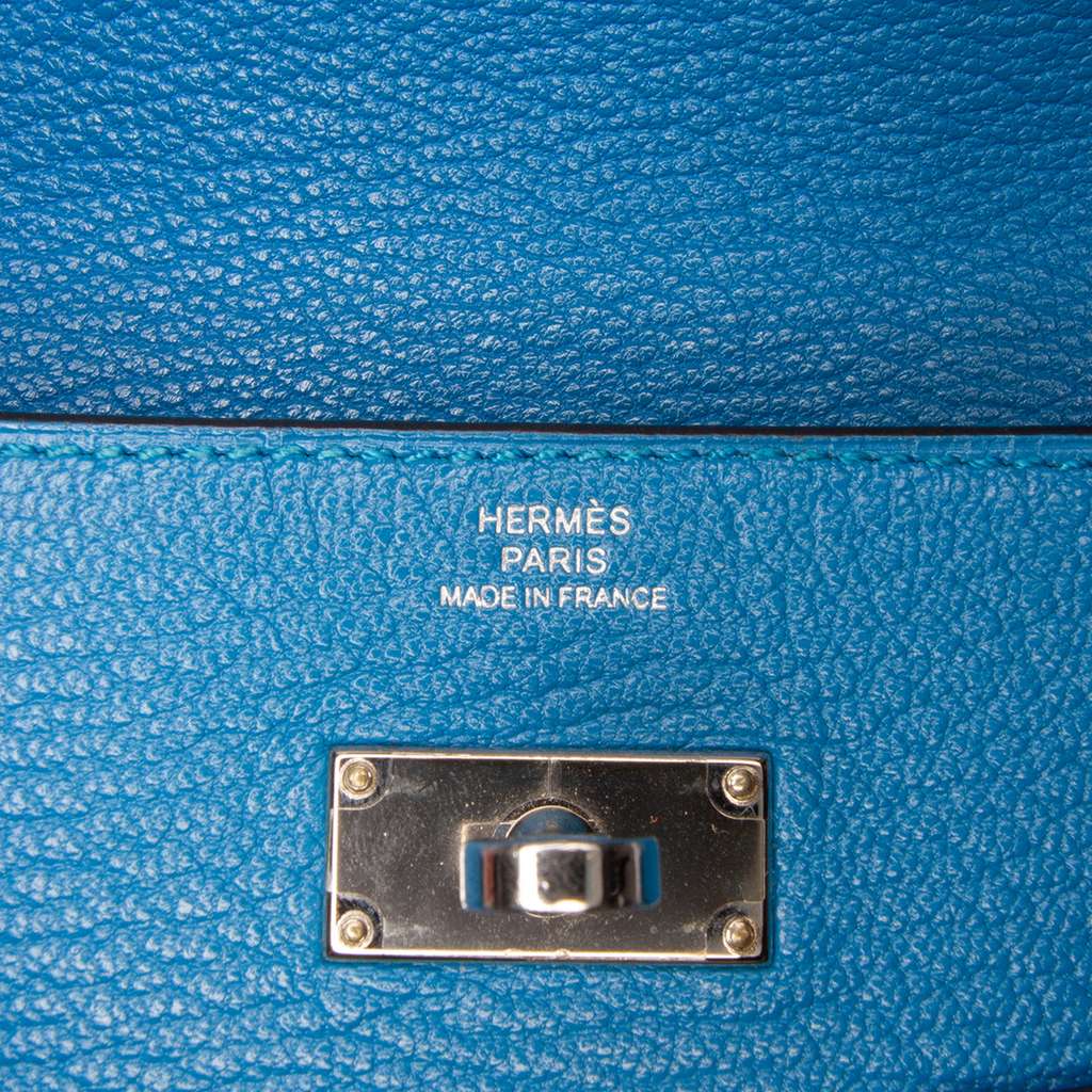 Hermès Chevre Mysore Kelly Longue Wallet - Side view