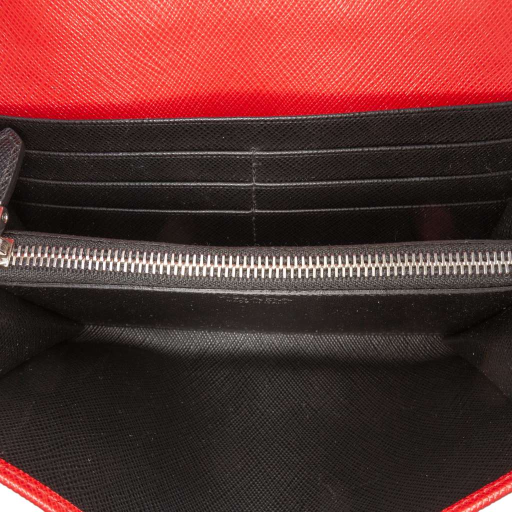 Prada Saffiano Grommet Wallet - 4