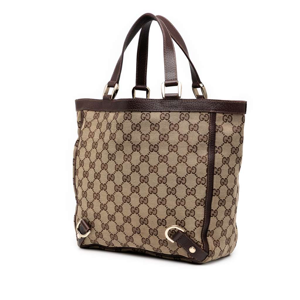 Gucci GG Canvas Abbey D Ring Tote - Back view