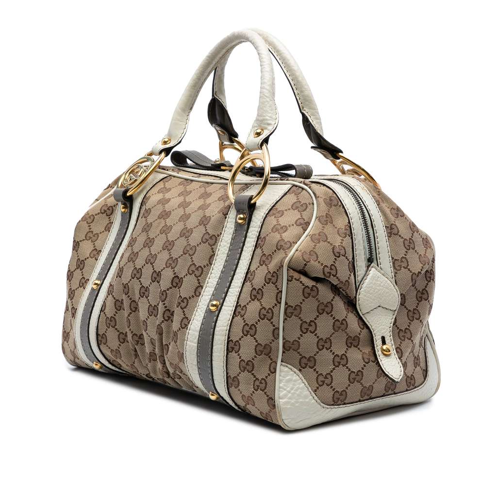 Gucci Medium GG Canvas Interlocking G Boston Bag - 2