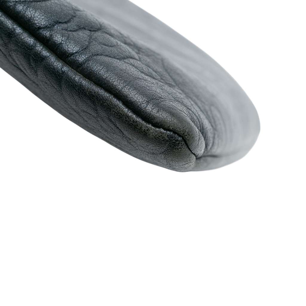 Chanel Large CC Embossed Lambskin Camellia O Case Clutch - Image 10