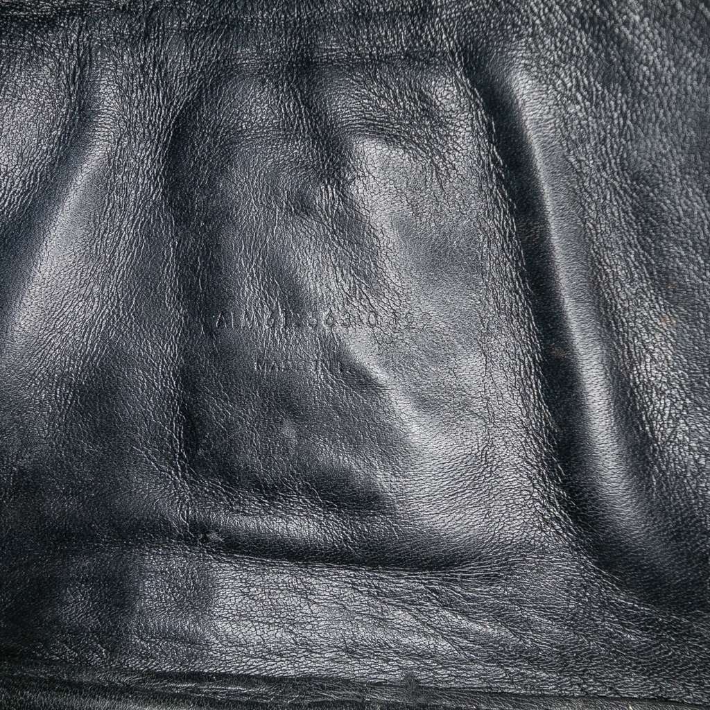 Saint Laurent Mini Croc Embossed Patent Monogram Lou Camera Bag - Side view