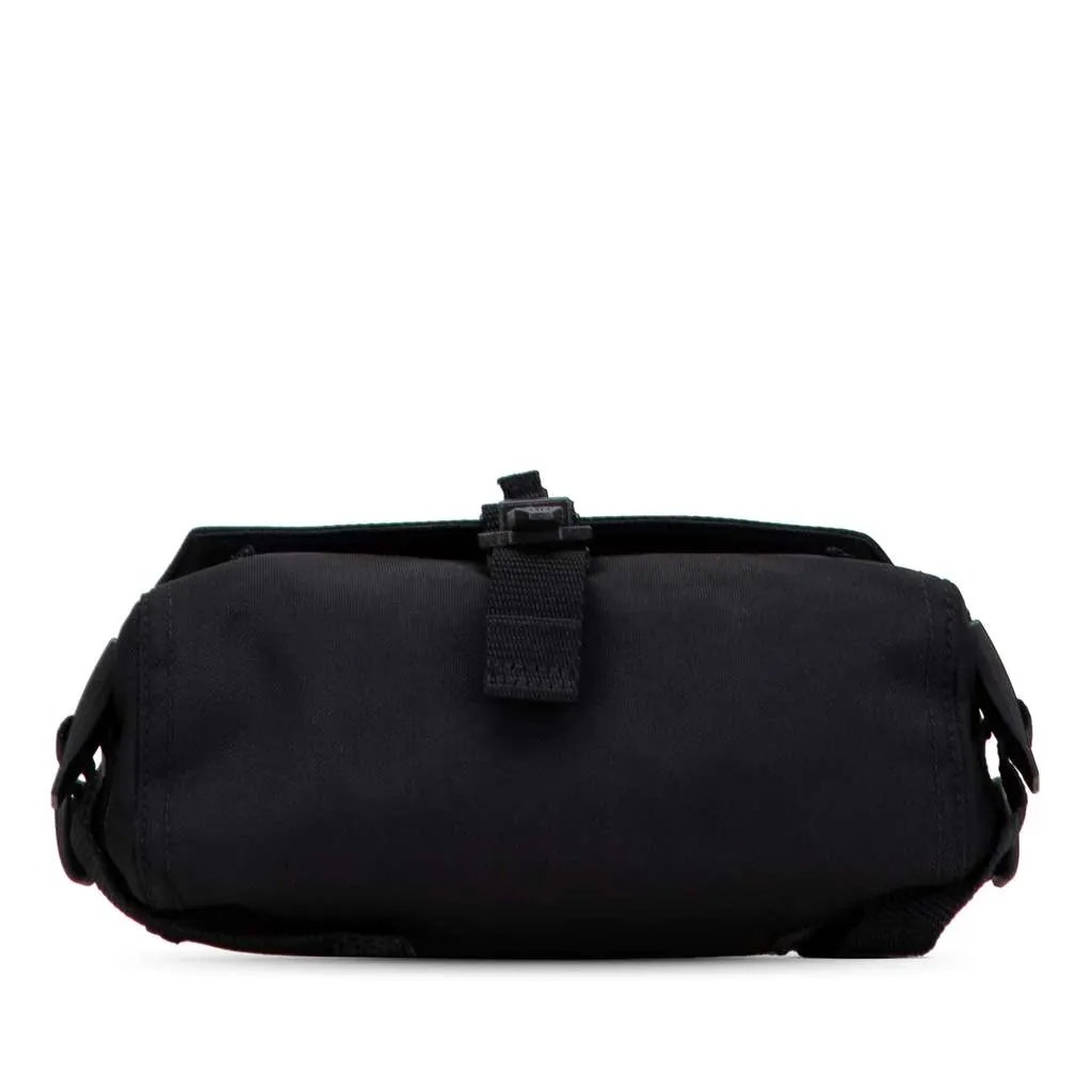 Balenciaga Small Recycled Nylon Army Messenger Bag Black Polyester Good - Inside View