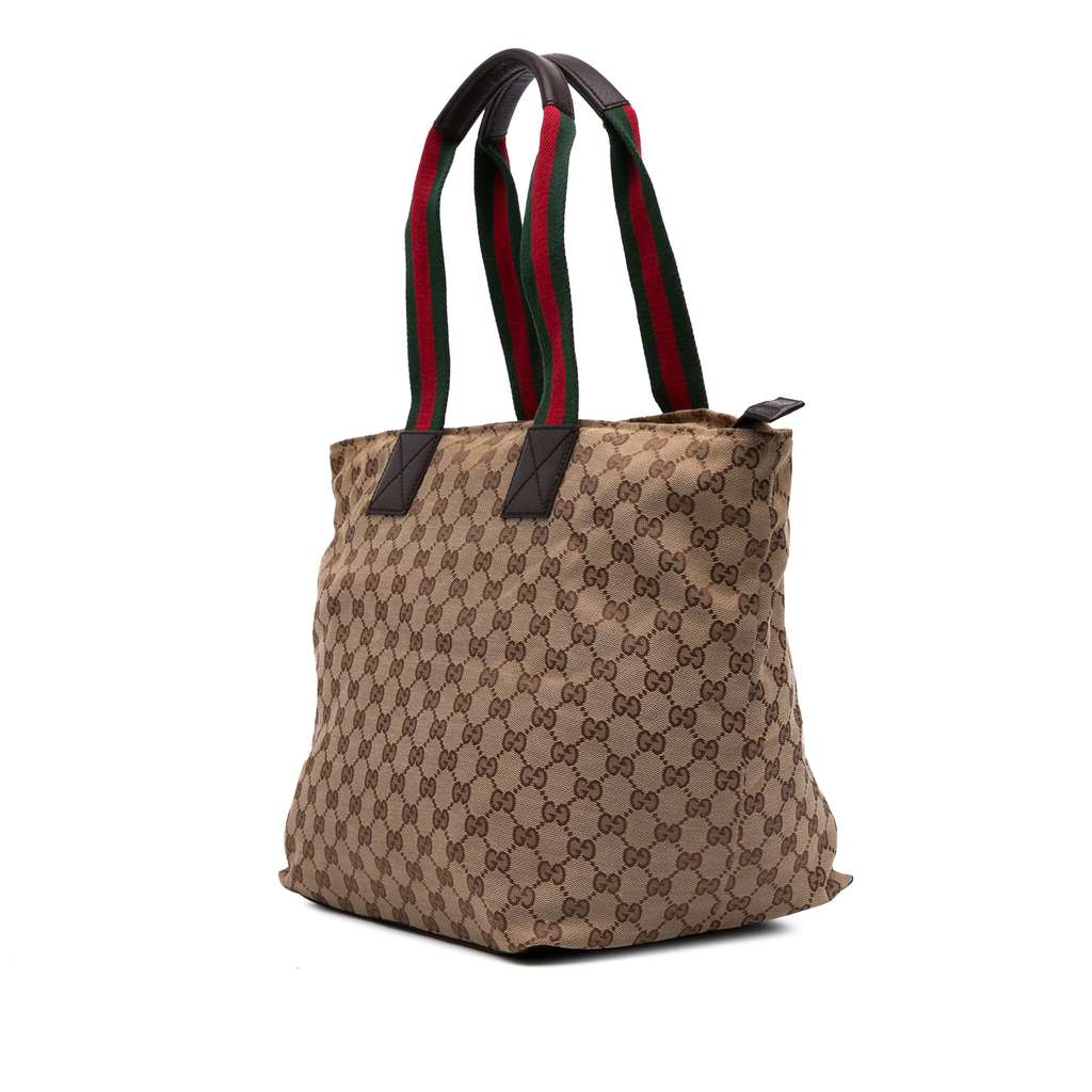 Gucci GG Canvas Web Tote - 2