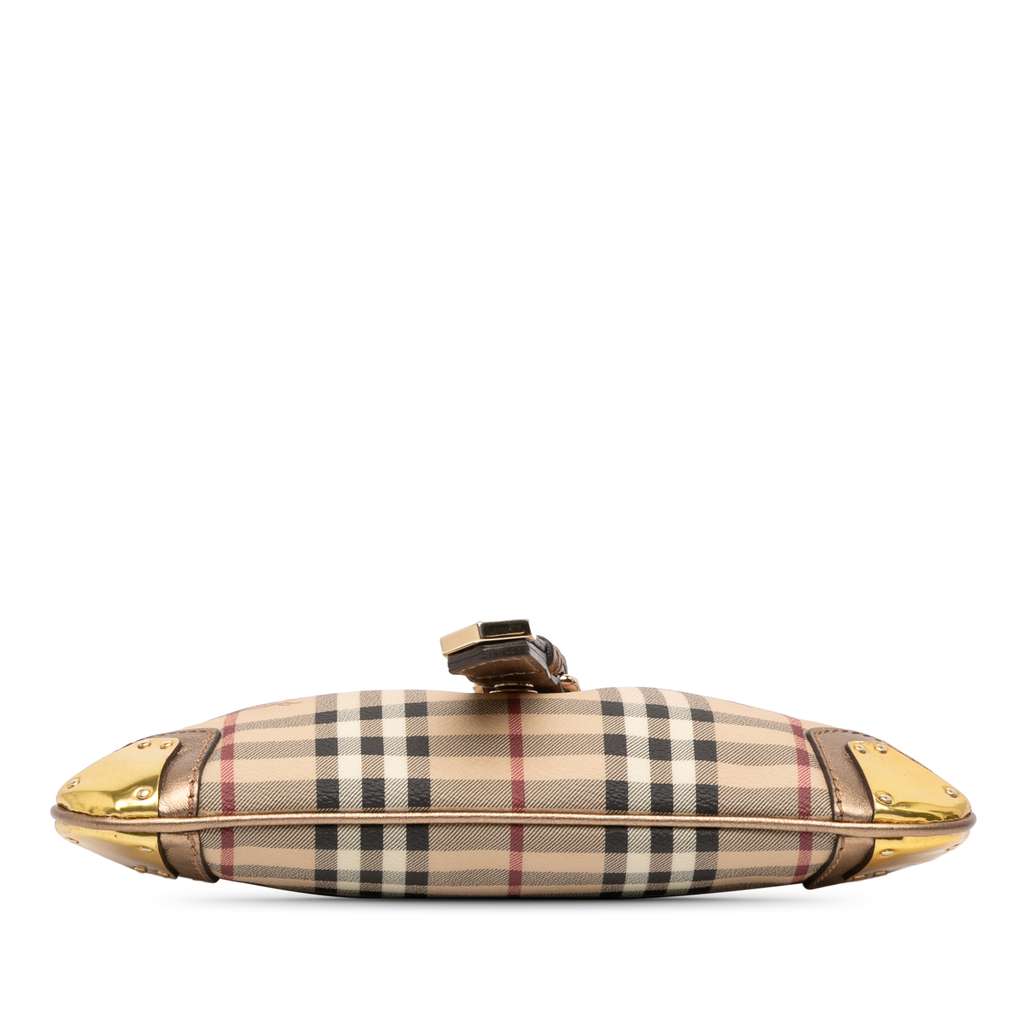 Burberry Haymarket Check Coated Canvas Harvington Shoulder Bag - 3