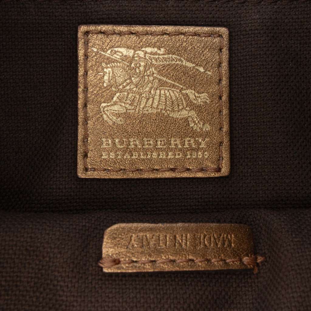 Burberry Haymarket Check Coated Canvas Harvington Shoulder Bag - 5