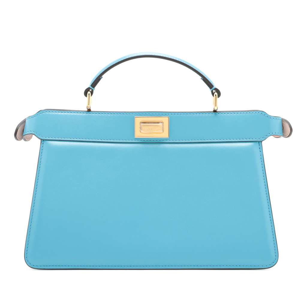 Fendi Small Leather Peekaboo ISeeU East West Bag - 2