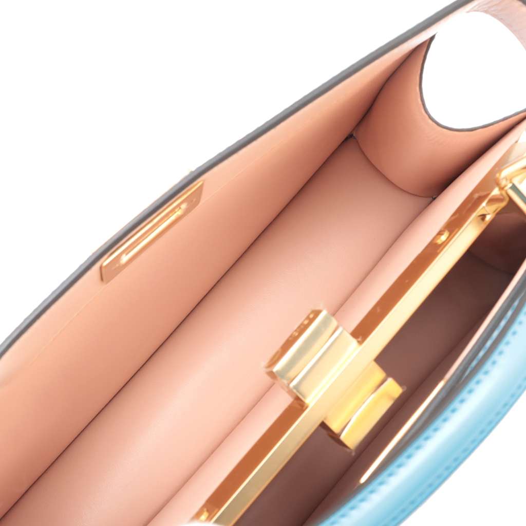 Fendi Small Leather Peekaboo ISeeU East West Bag - 4