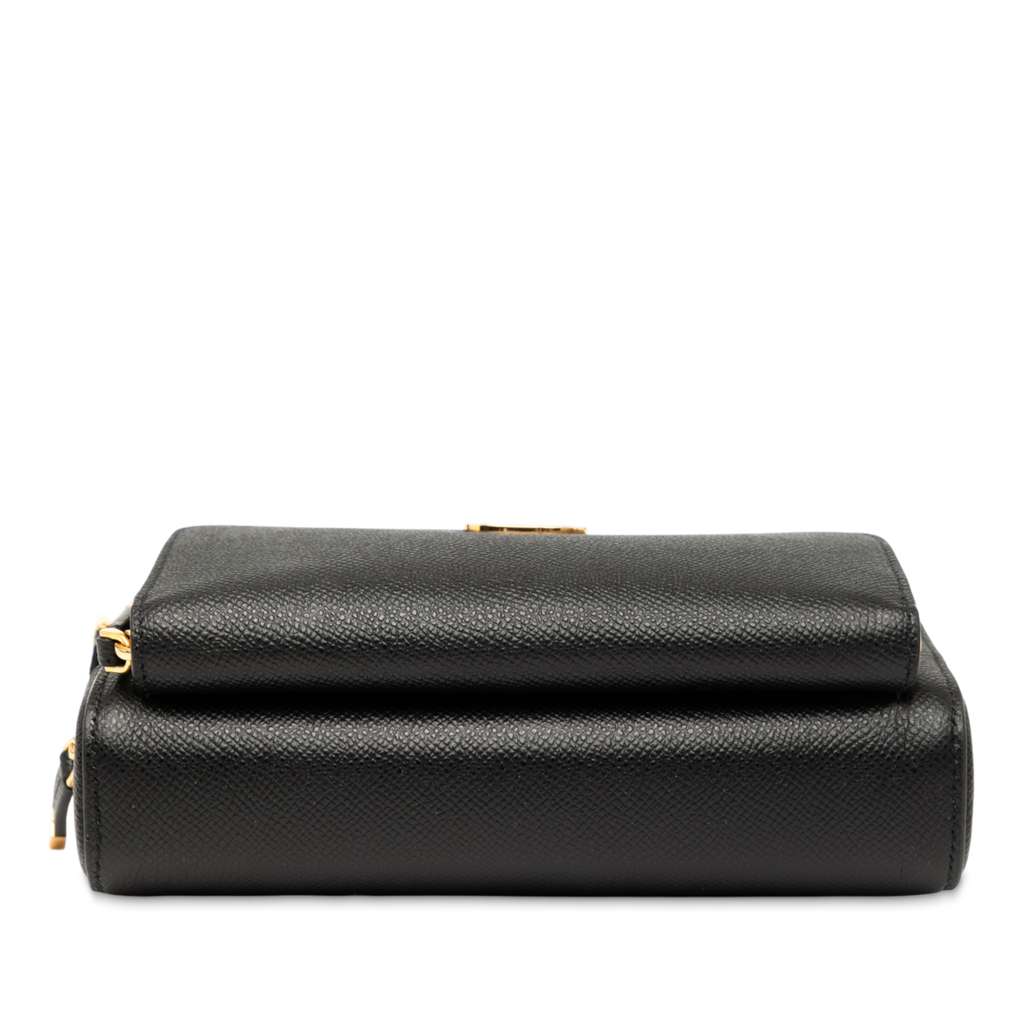 Dior Grained Calfskin Caro Double Pouch - Image 6
