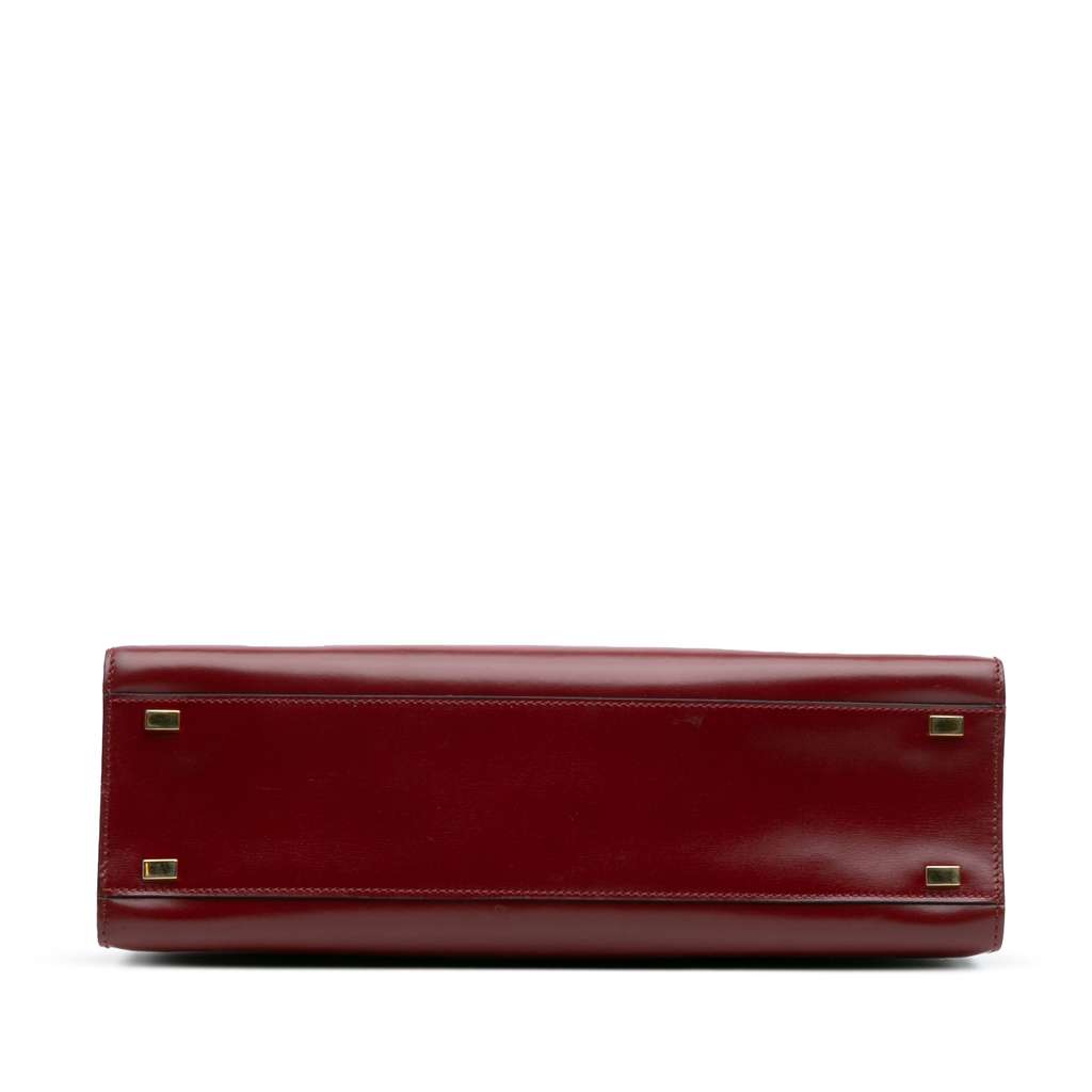 Celine Leather Ring Top Handle Bag - 3