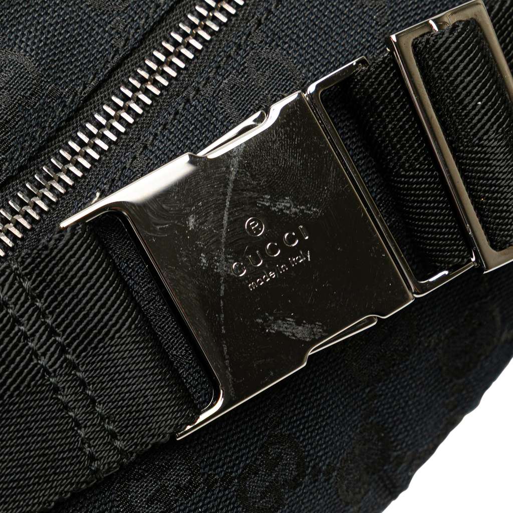 Gucci GG Canvas Double Pocket Belt Bag - Image 11