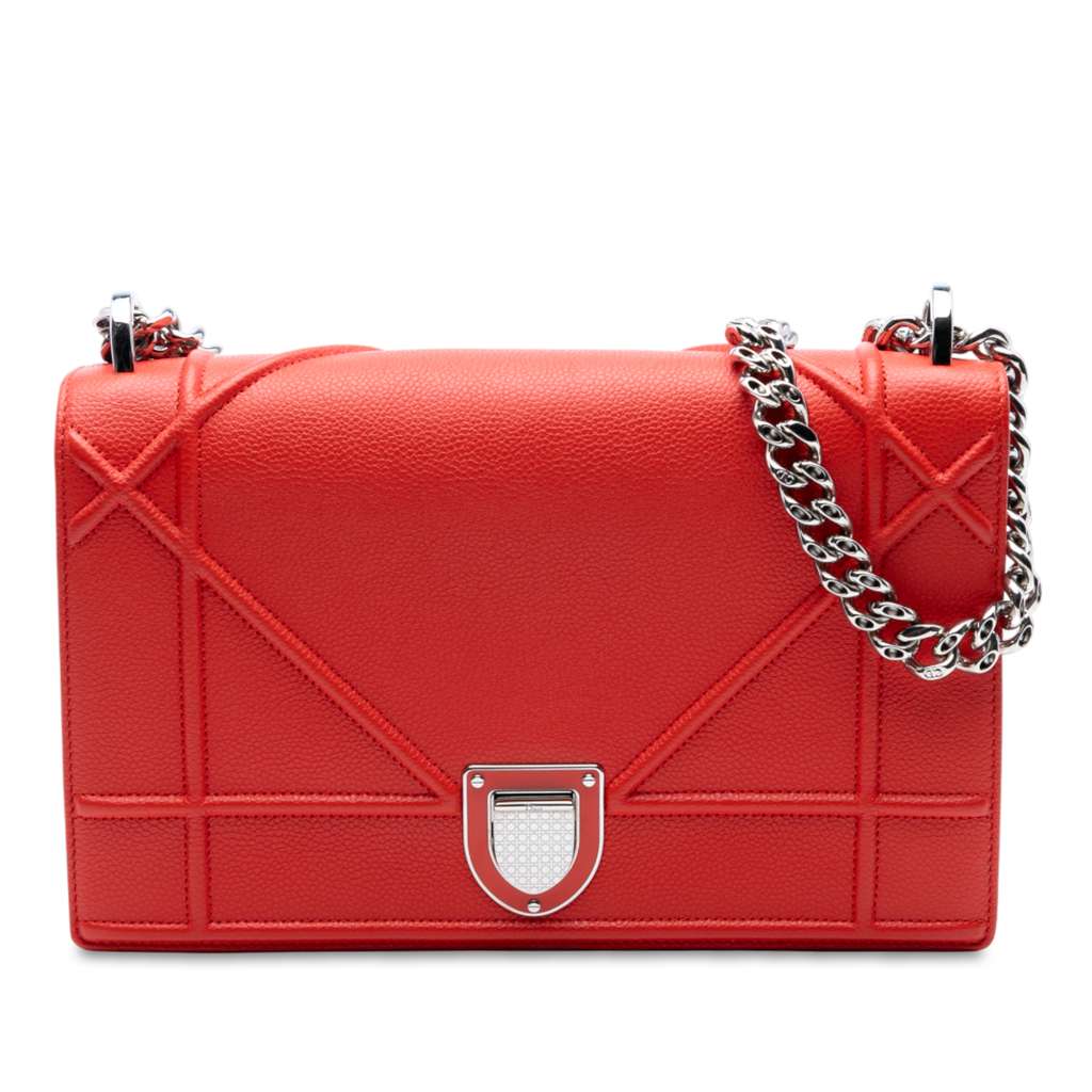 Dior Medium Grained Calfskin Diorama Flap