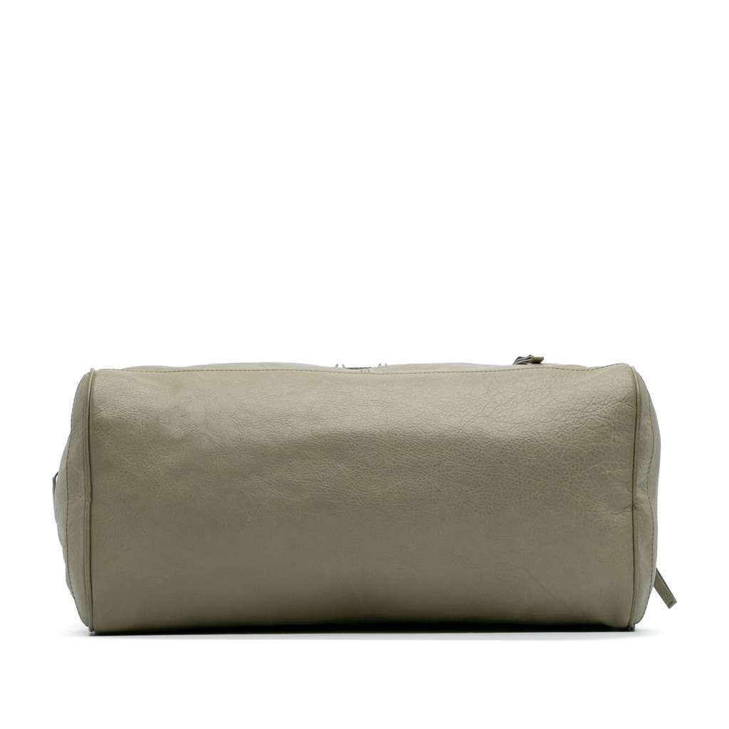 Balenciaga Small Lambskin Motocross Classic Squash Duffle Bag - Image 6