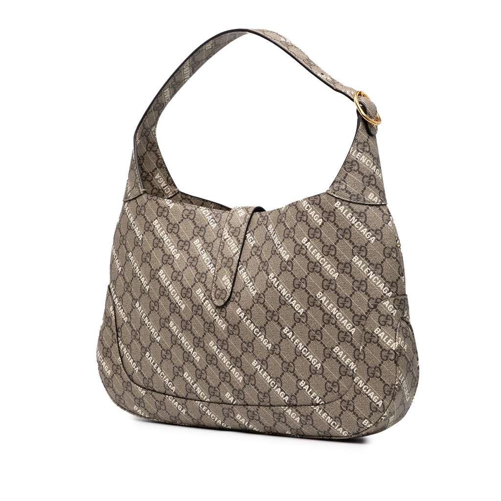 Gucci Balenciaga The Hacker Project Medium GG Supreme Jackie 1961 - Back view