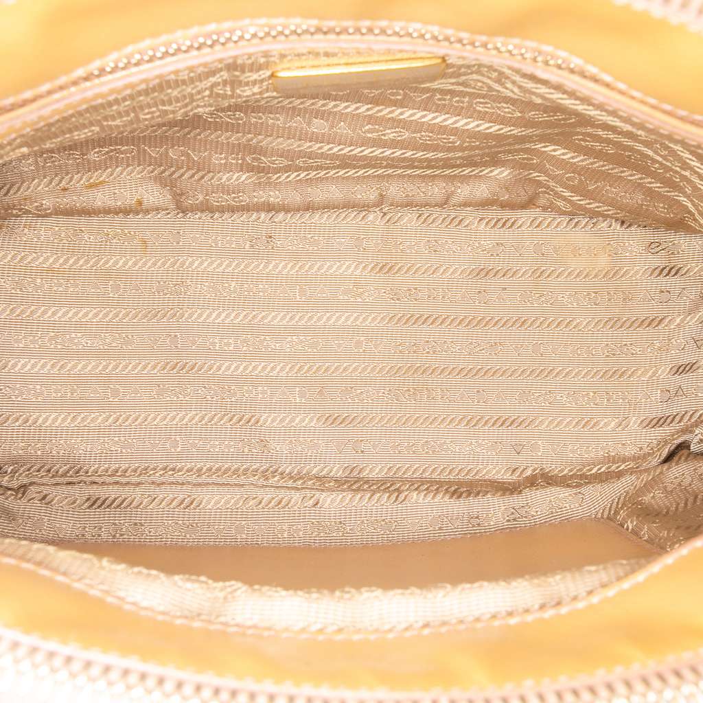 Prada Small Saffiano Vernice Galleria Double Zip Satchel - 4