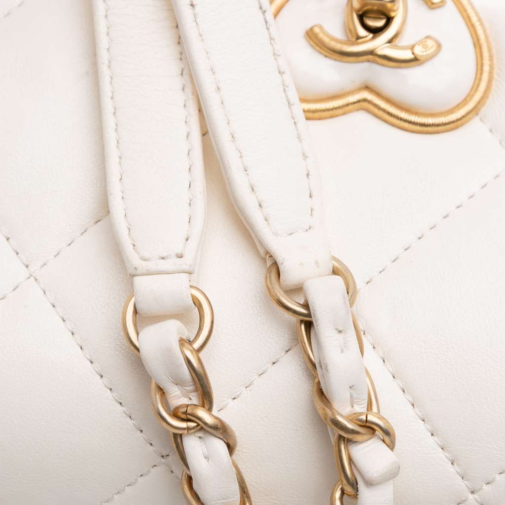 Chanel Mini Quilted Lambskin Acrylic Coco Love Flap - Detail 2