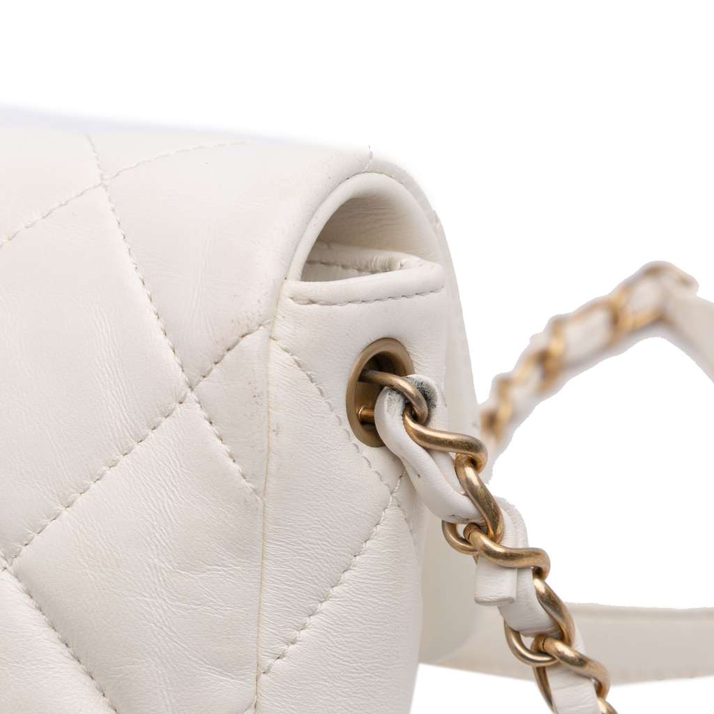 Chanel Mini Quilted Lambskin Acrylic Coco Love Flap - Image 10