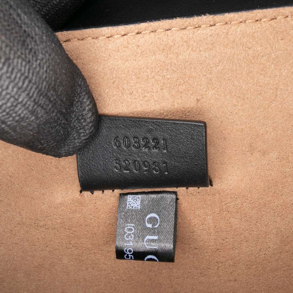 Gucci GG Supreme Bamboo Padlock Satchel - Detail 1