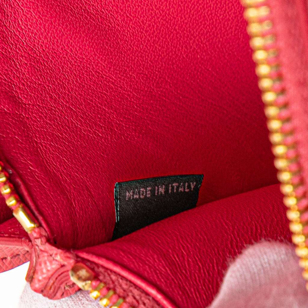Prada Saffiano Lux Bow Wallet On Strap - Detail 1