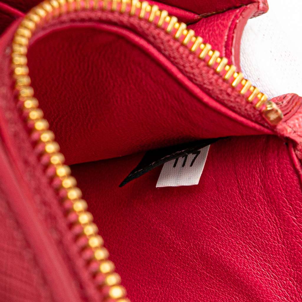 Prada Saffiano Lux Bow Wallet On Strap - Detail 2