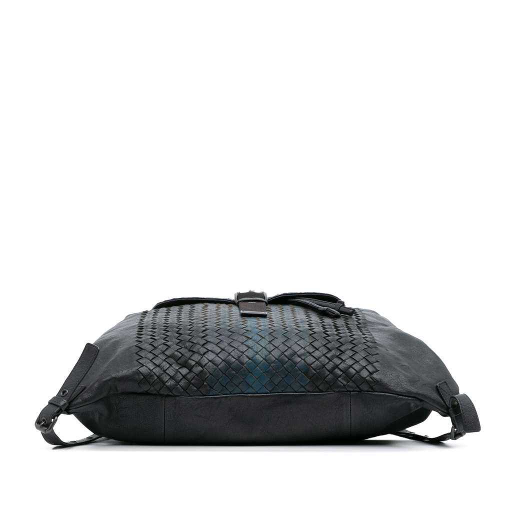 Bottega Veneta Nappa Intrecciato Drawstring Flap Backpack - 3