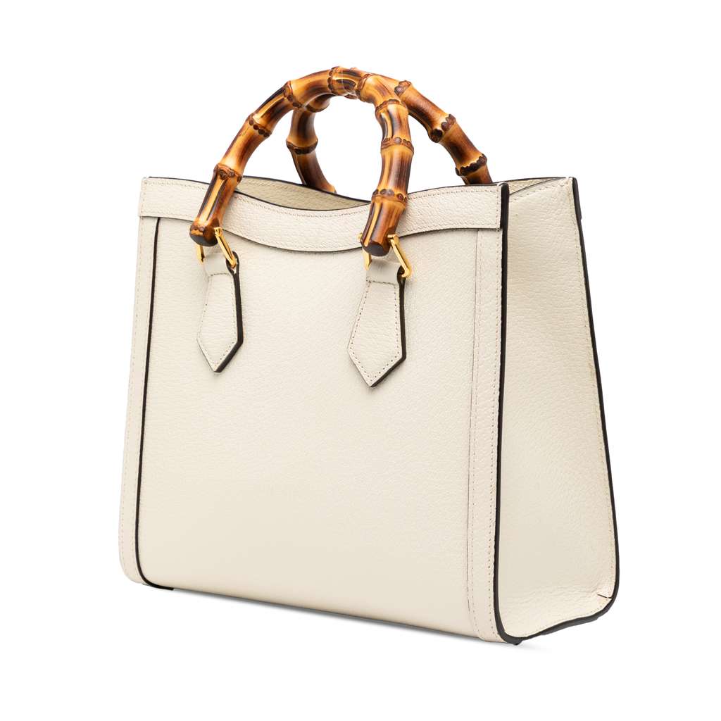 Gucci Medium Leather Bamboo Diana Satchel - 2